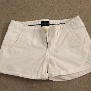American eagle white shorts
